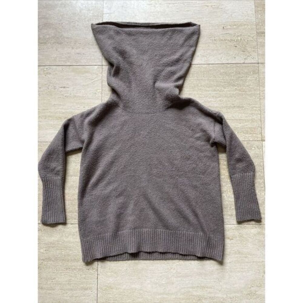 Joan Vass Womens Turtleneck Solid Long Sleeve Sweater Brown‎ Size XS